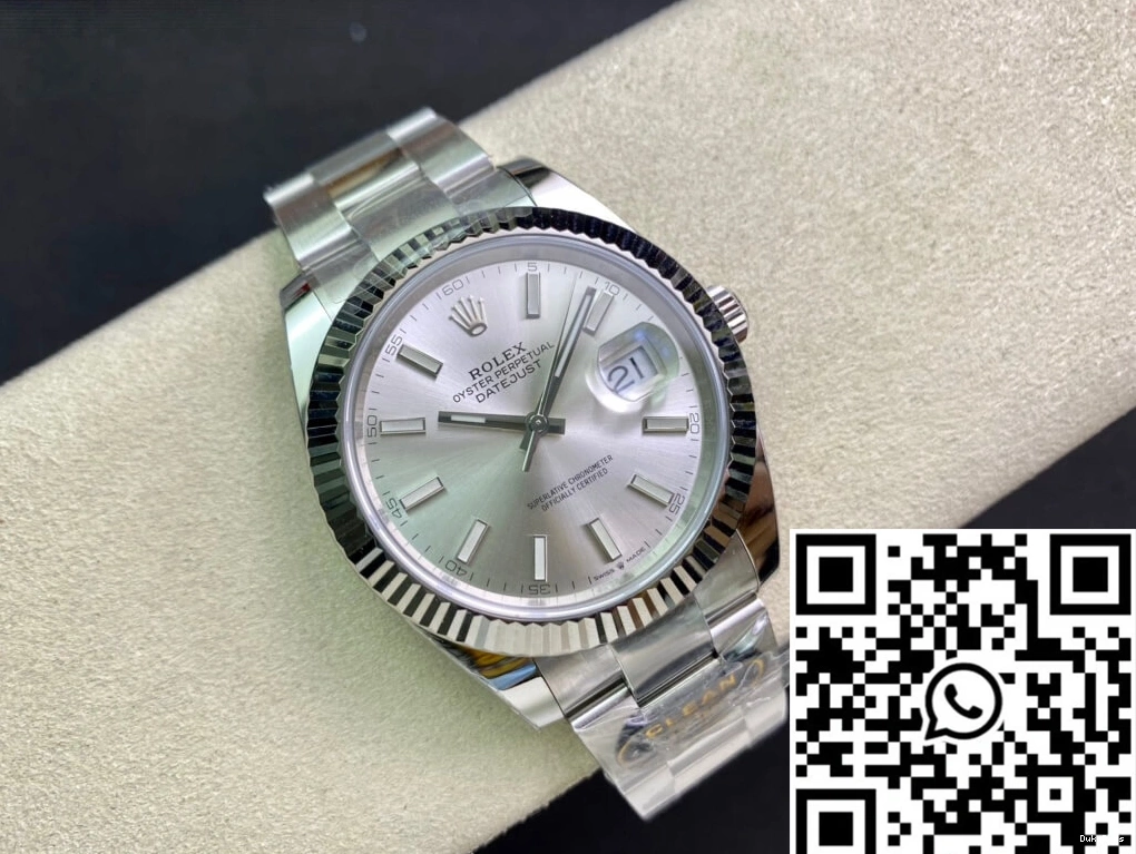 Datejust Dial Silver M126334-0003 Rolex Clean Factory 0501